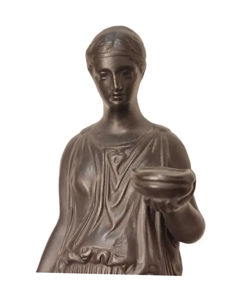 Hebe by Thorvaldsen from the 19th Century in Black Terracotta - 2/5