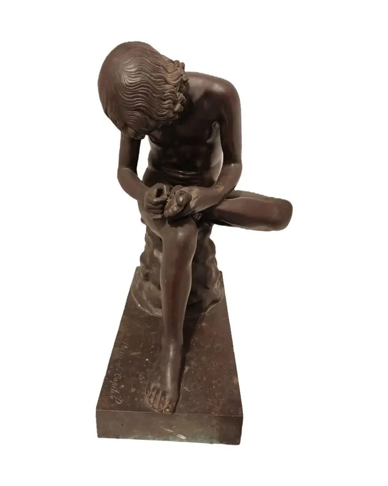 19th Century Espinario Sculpture in Bronze - 3/6