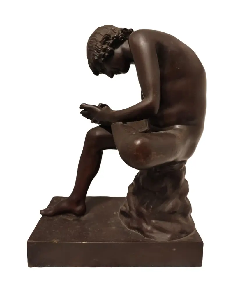 19th Century Espinario Sculpture in Bronze - 4/6