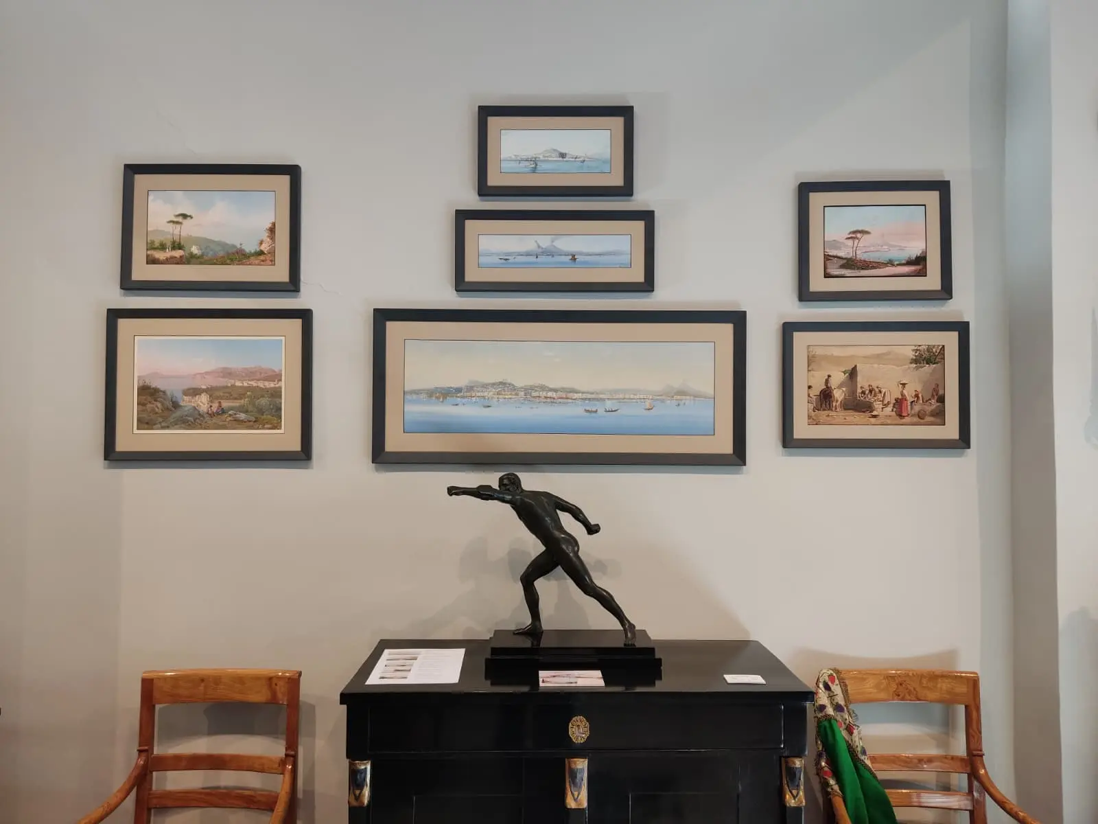Gouache del Siglo XIX de Neapel, Arte y Pintura, Siglo XIX · vista 2/3