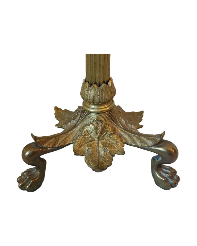 Pair of bronze candlesticks - 2/5