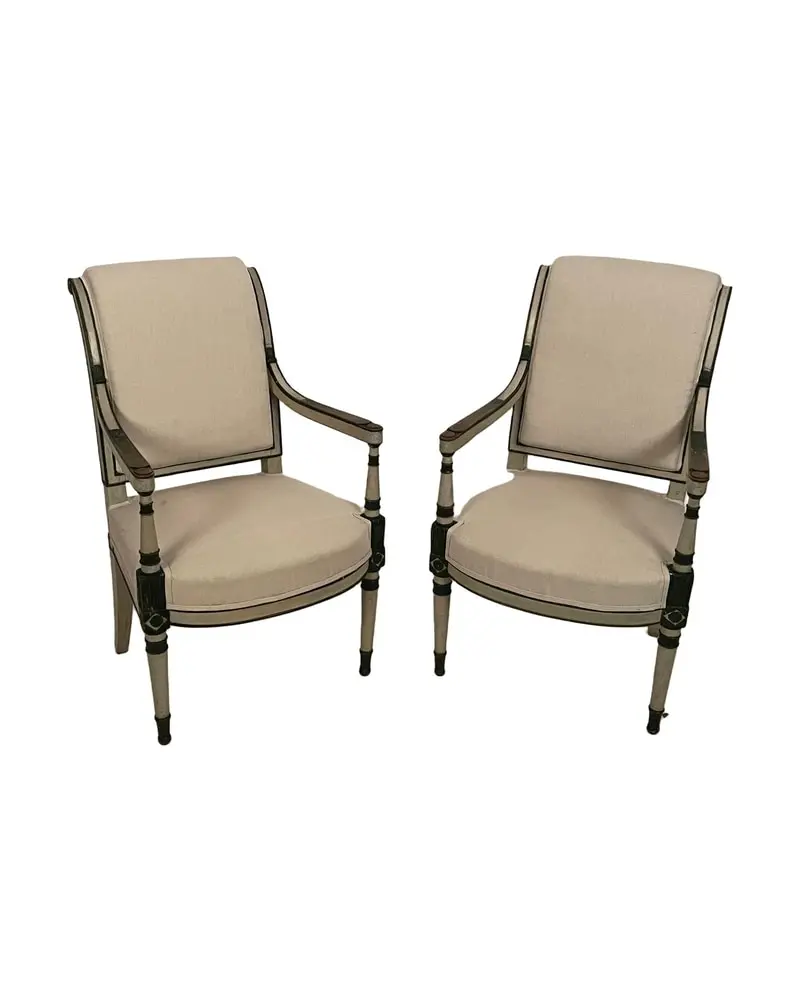 Par de Sillones del Período Consular de Francia alrededor de 1795, Sillas y Asientos, Siglo XVIII