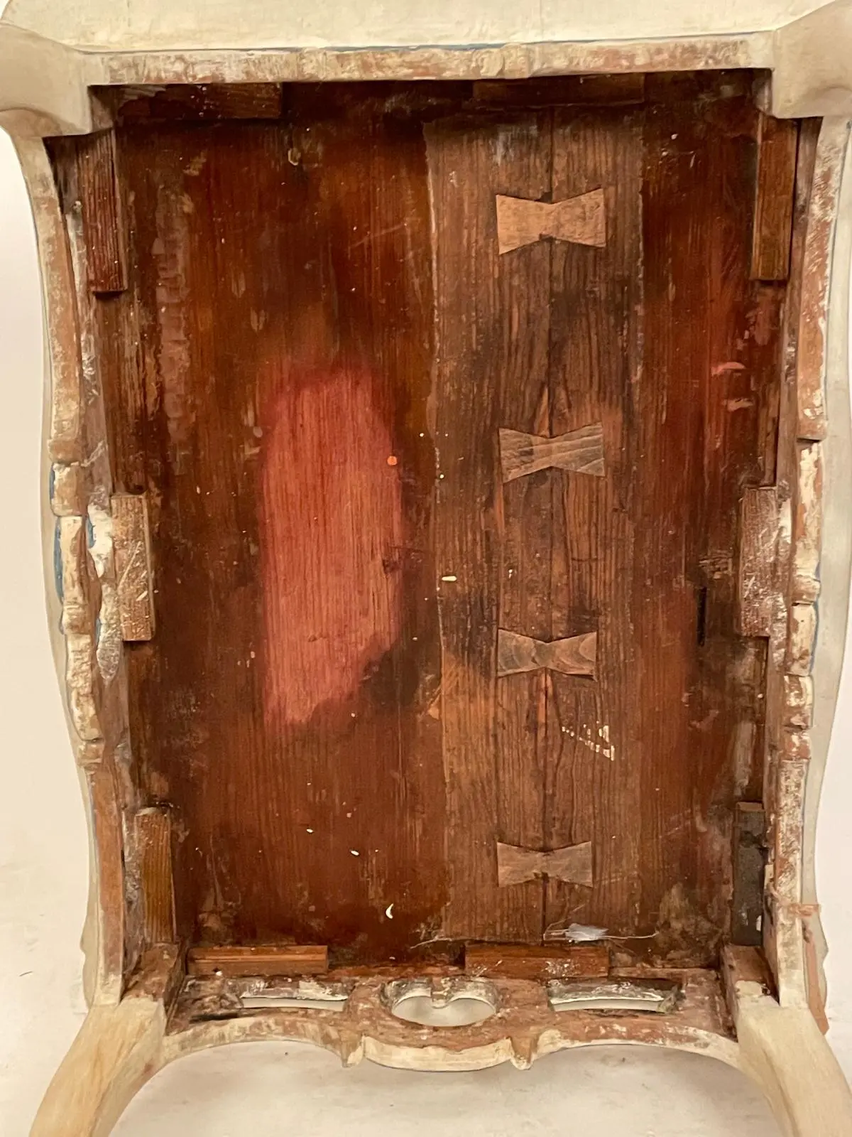 Mesa Rococó del Siglo XVIII en Madera Pintada a Mano, Mesas, Siglo XVIII · vista 8/9
