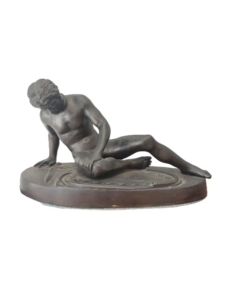 19th Century Bronze Dying Gaul Sculpture