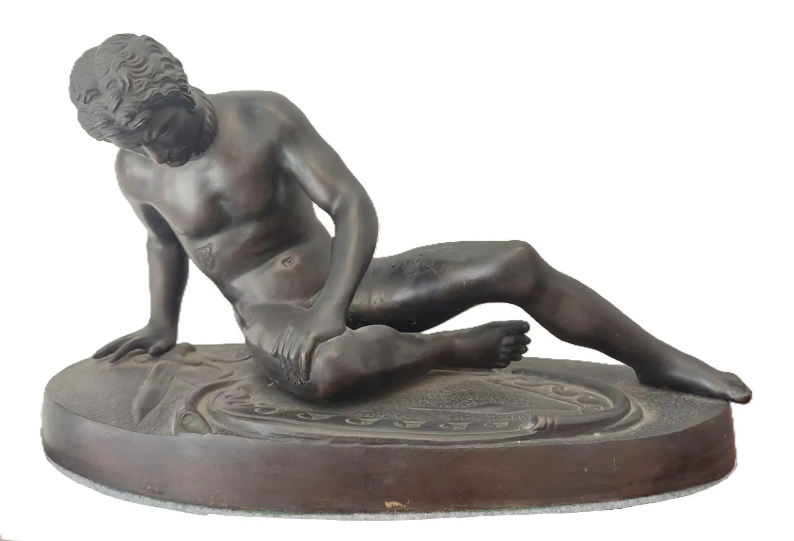 Escultura Sterbender Gallier del Siglo XIX en Bronce, Arte y Pintura, Siglo XIX