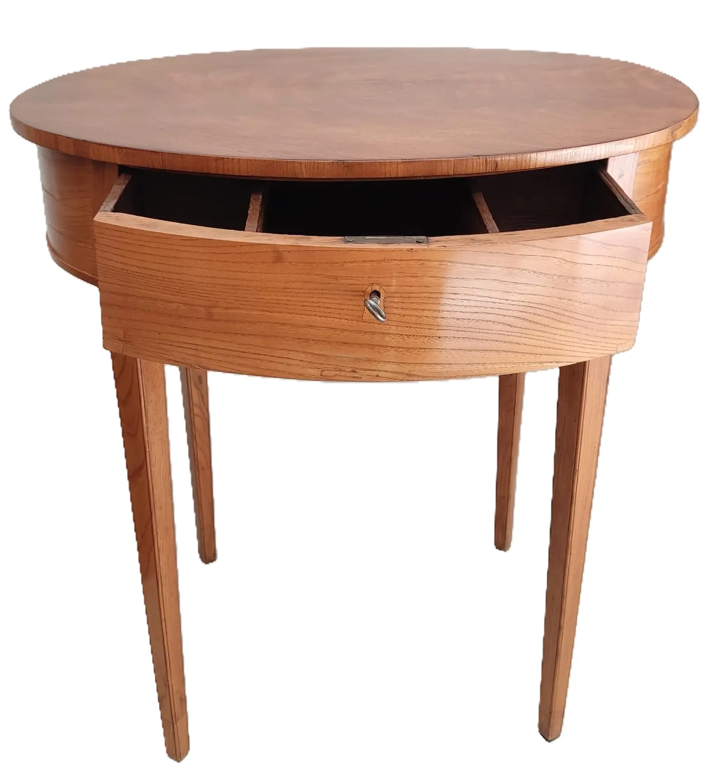 Mesa de Madera de Fresno del Siglo XIX con Tapa de Caoba, Mesas, Siglo XIX · vista 3/6