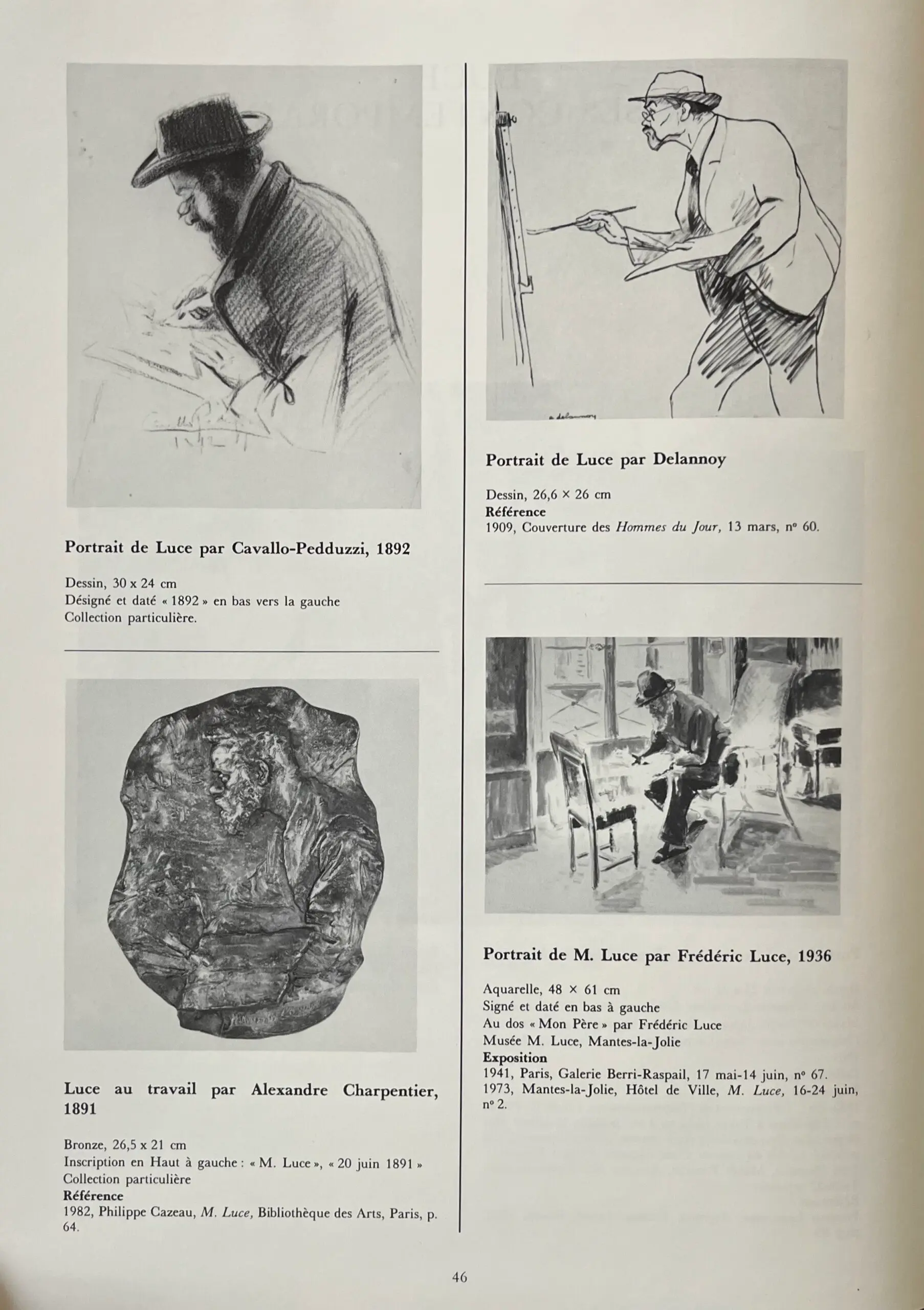 Dibujo de Maximilien Luce del Siglo XX por Aristide Delannoy, Arte y Pintura, Siglo XX · vista 3/5