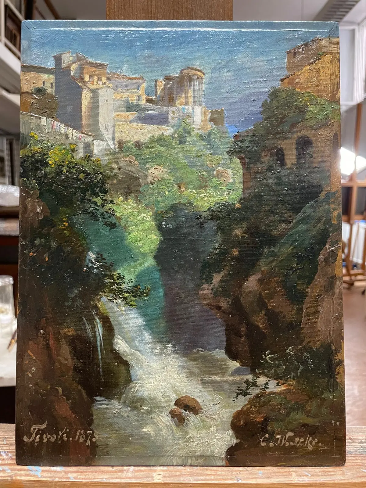 Wuttke – Tivoli near Rome, Arte y Pintura · vista 2/5