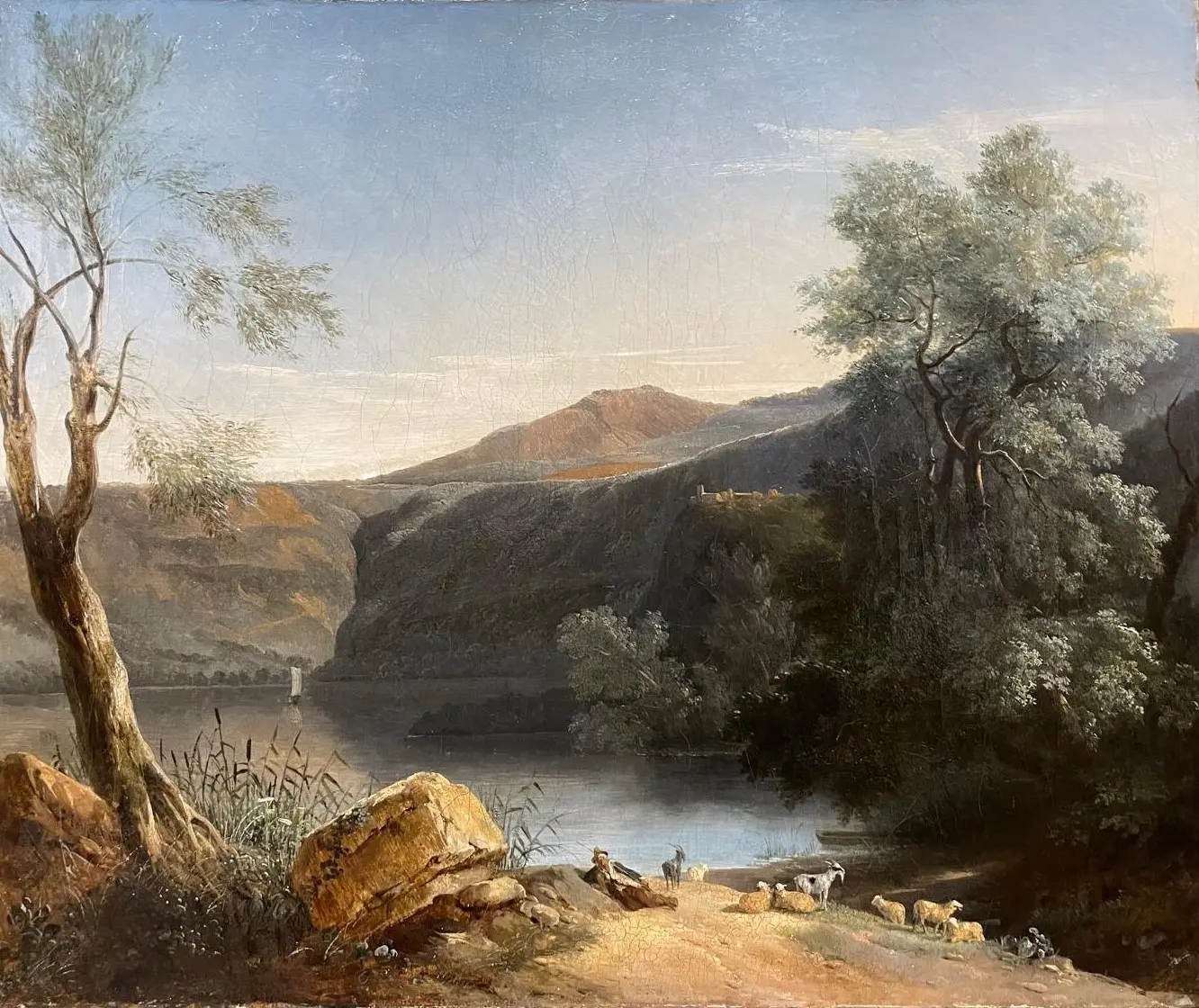 Óleo sobre lienzo de Jules Coignet del Siglo XIX, Arte y Pintura, Siglo XIX
