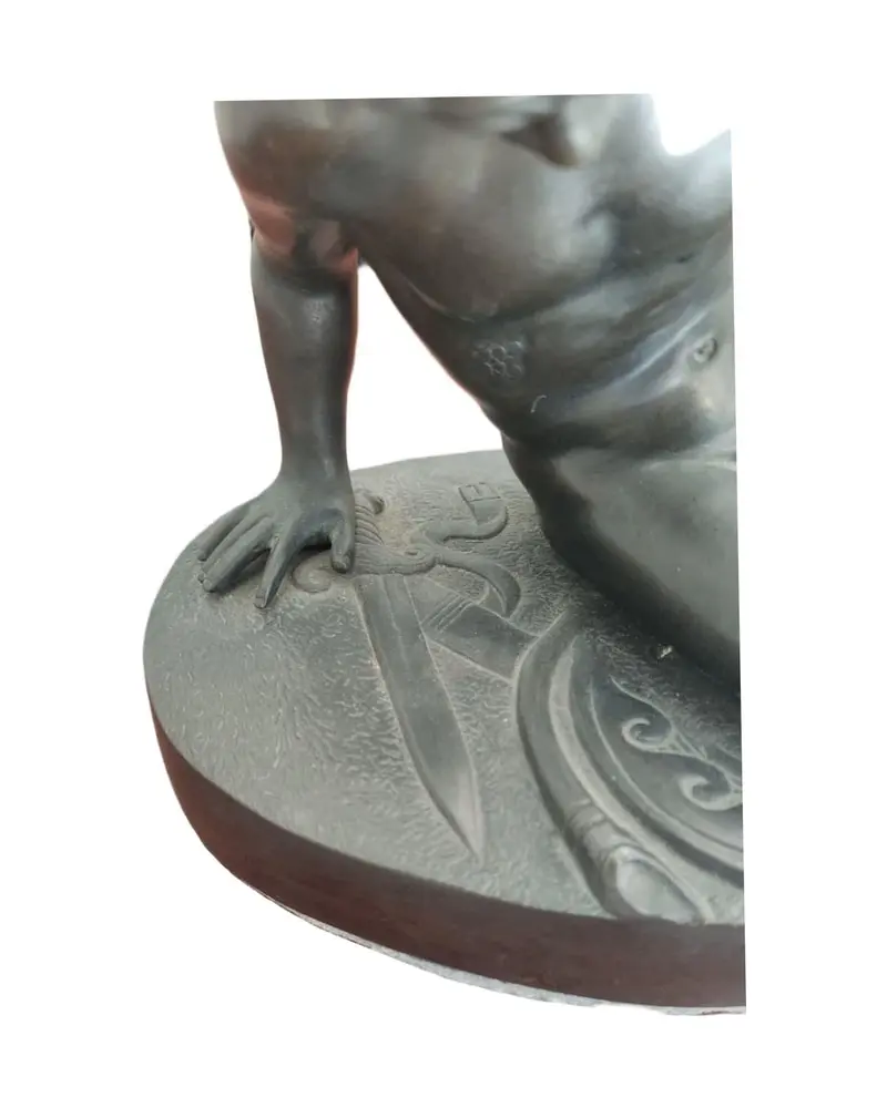 19th Century Dying Galatian Sculpture in Bronze - 4/5