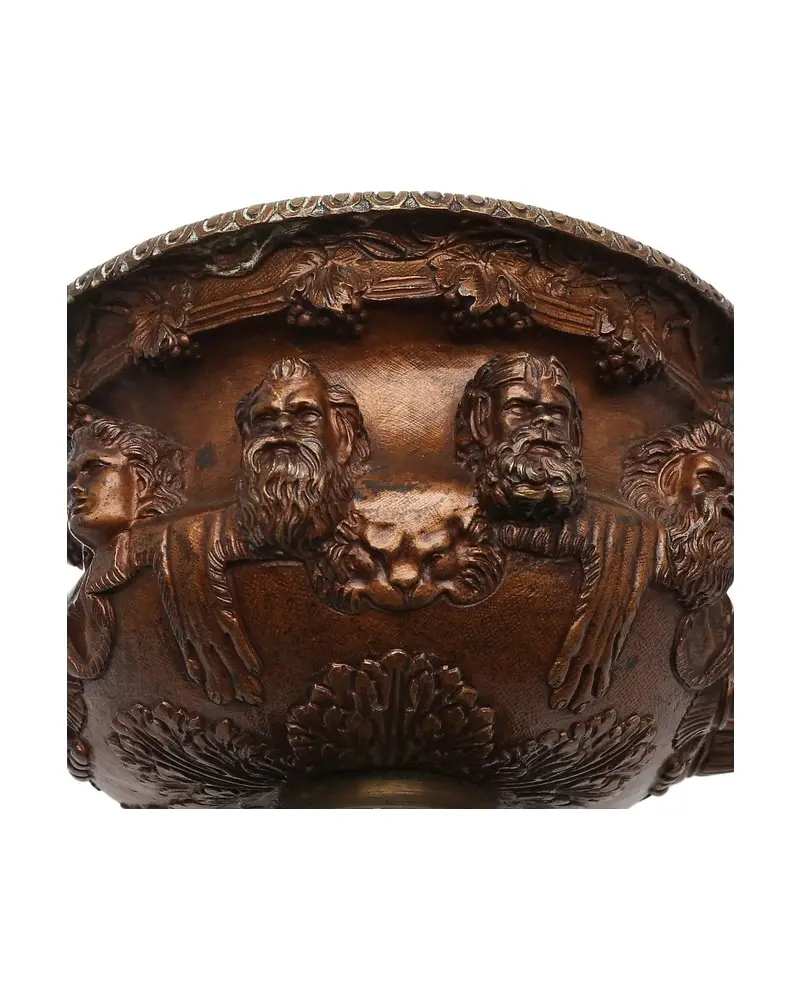 Warwick Vase from the 19th Century in Patinated Bronze - 7/10