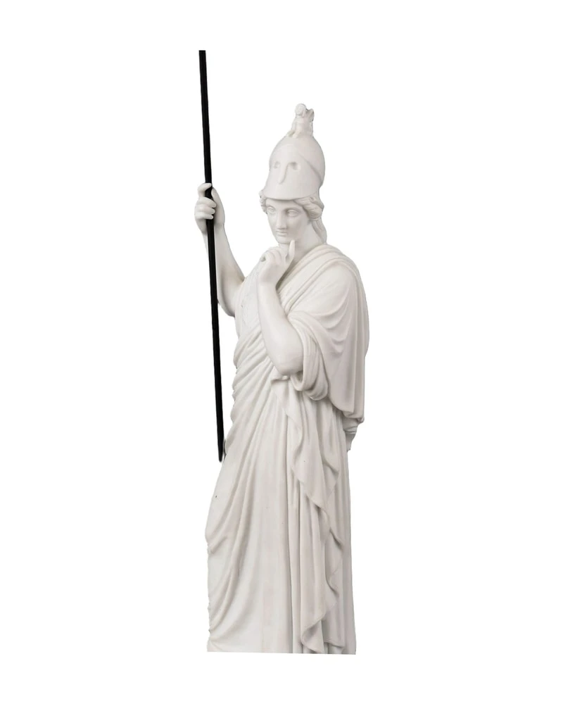 Sculpture of Athena according to Thorvaldsen from the 19th Century