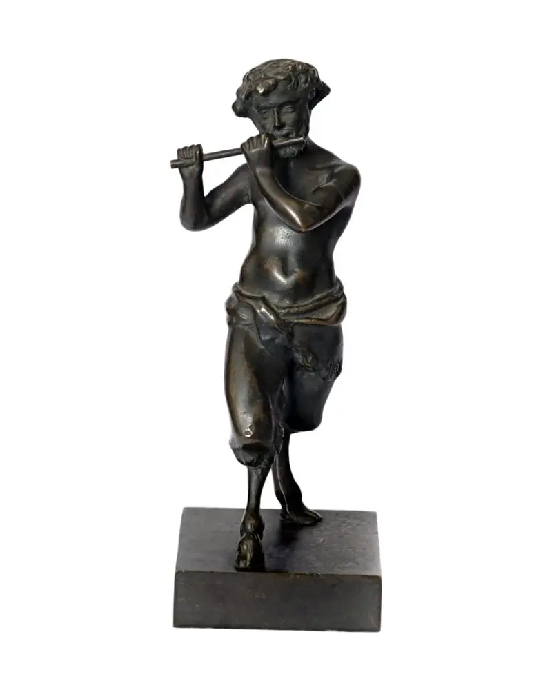 20th Century Bronze Faun Sculpture - 3/5