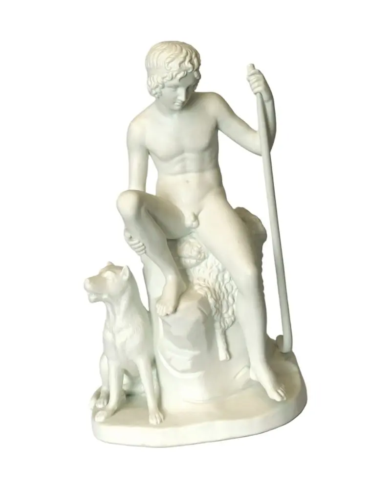 Biscuit Porcelain Sculpture from the 19th Century after Thorvaldsen - 6/8