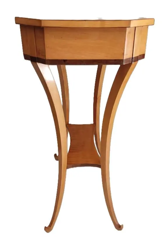 Mesa de Costura de Madera de Arce del Siglo XIX, Mesas, Siglo XIX · vista 4/6
