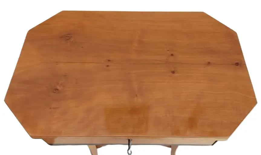 Mesa de Costura de Madera de Arce del Siglo XIX, Mesas, Siglo XIX · vista 6/6