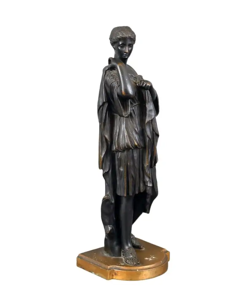 Bronze Sculpture of Diana of Gabii from the 18th Century