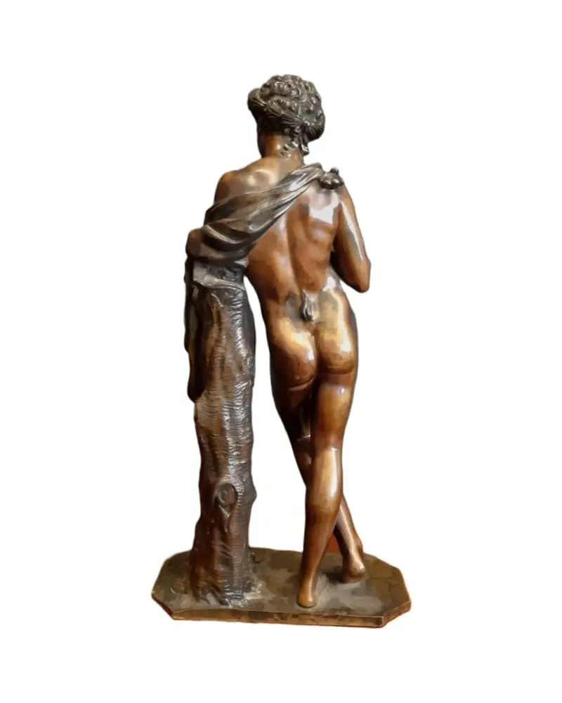 Satyr with Flute from the 1st-2nd Century in Bronze - 3/8
