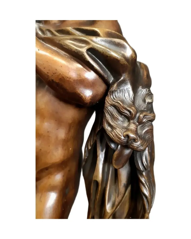 Satyr with Flute from the 1st-2nd Century in Bronze - 6/8