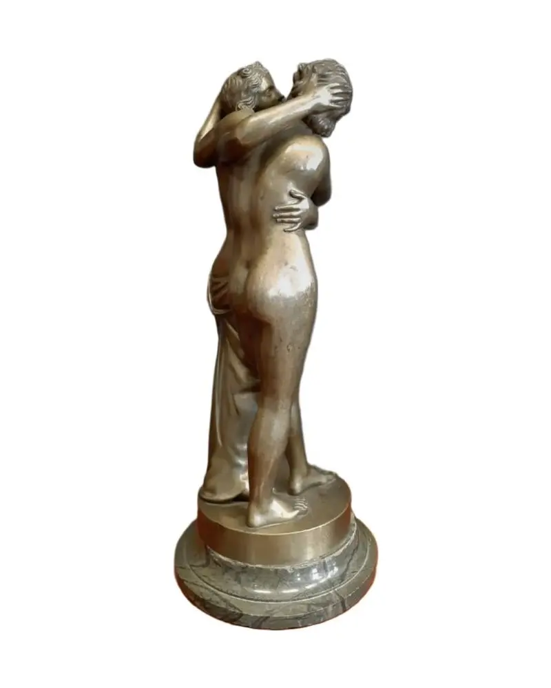 19th Century Bronze Sculpture of Cupid and Psyche - 6/7