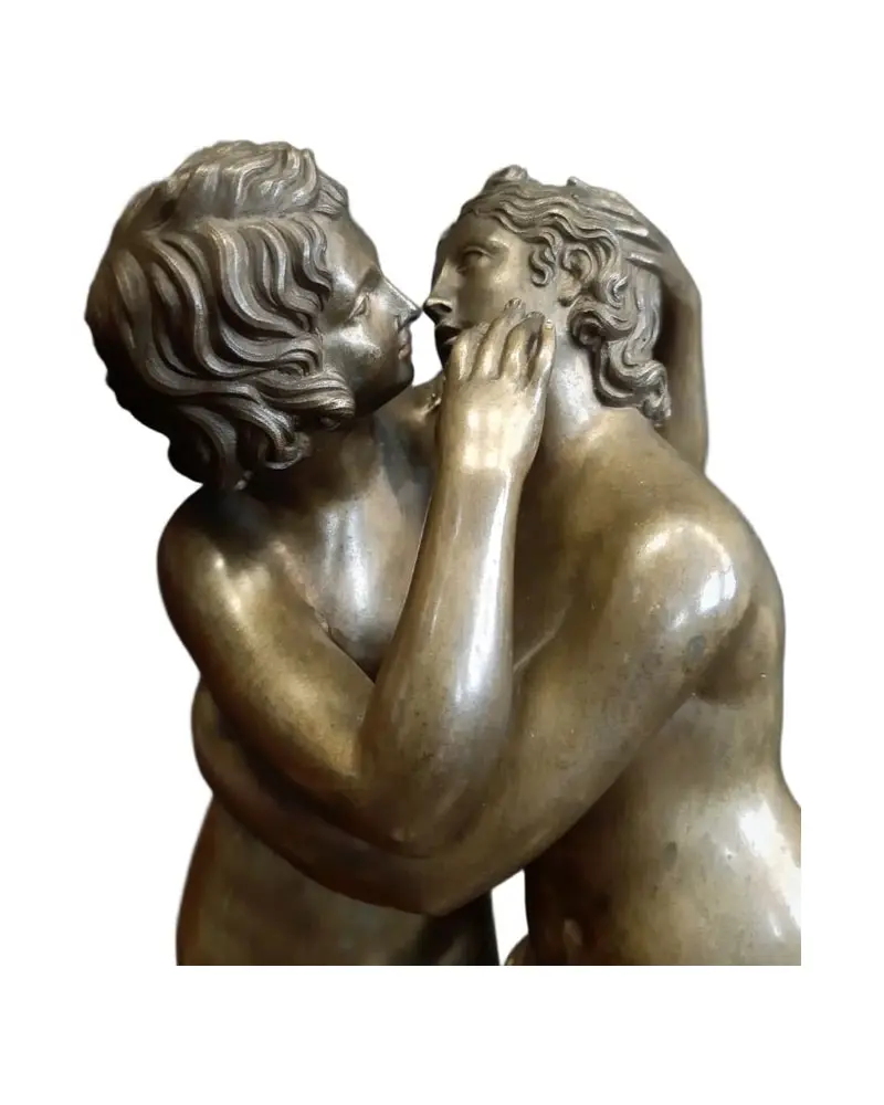 19th Century Bronze Sculpture of Cupid and Psyche - 2/7