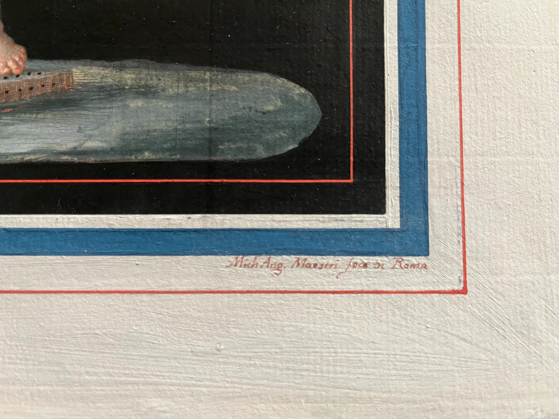 Gouache de Michelangelo Maestri del Siglo XIX - Amor Noble, Arte y Pintura, Siglo XIX · vista 3/5