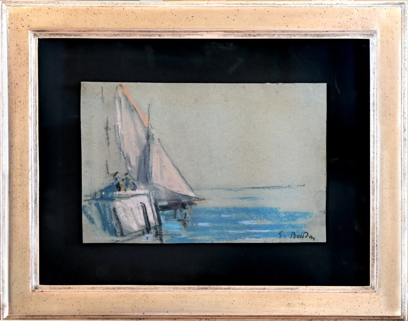 Boudin – Sailboat near Honfleur, Arte y Pintura · vista 2/4