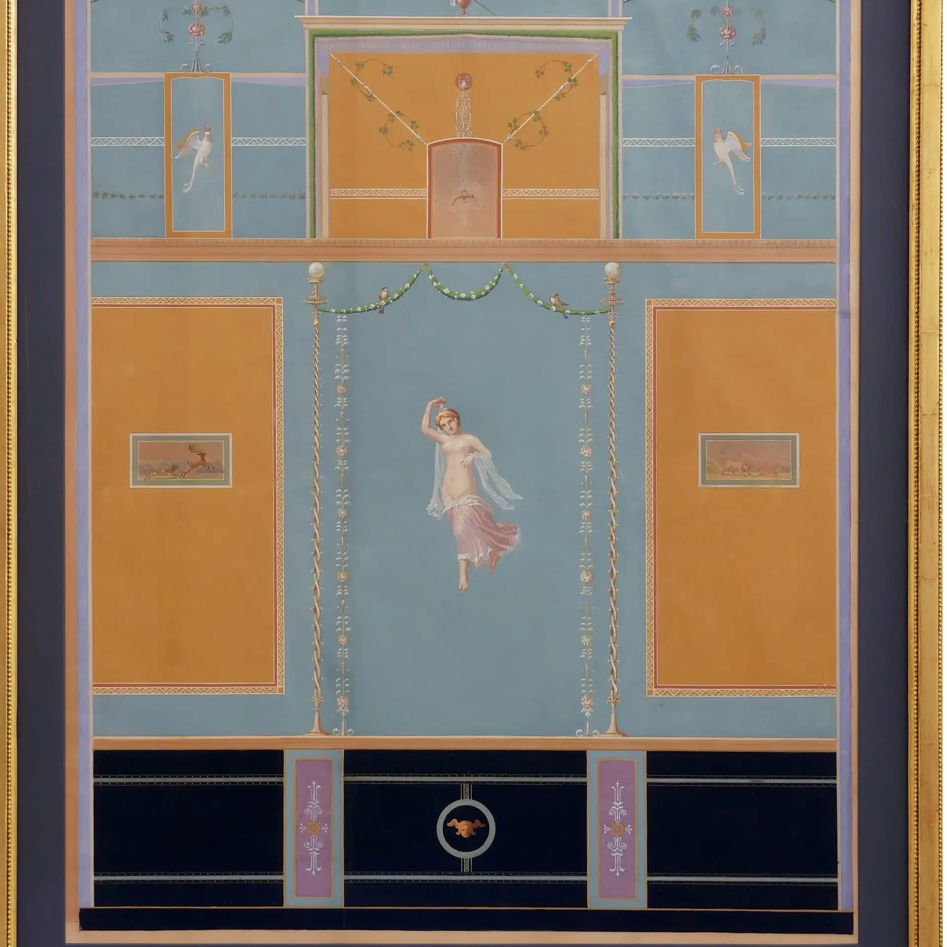 Unknown artist – Wall painting inspired by Roman antiquity
