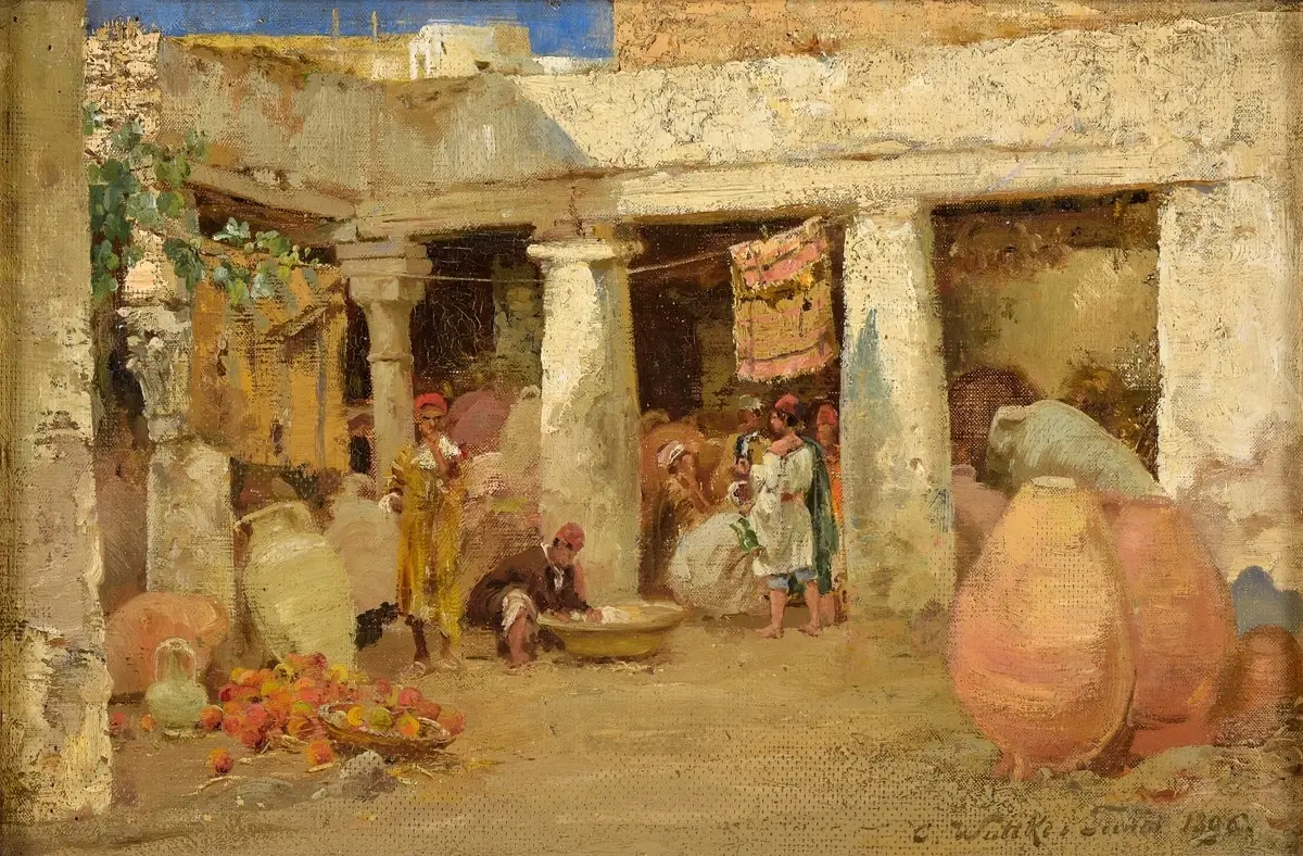Wuttke – Pottery in Tunis, Arte y Pintura · vista 2/2