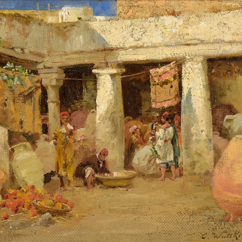 Wuttke – Pottery in Tunis, Arte y Pintura