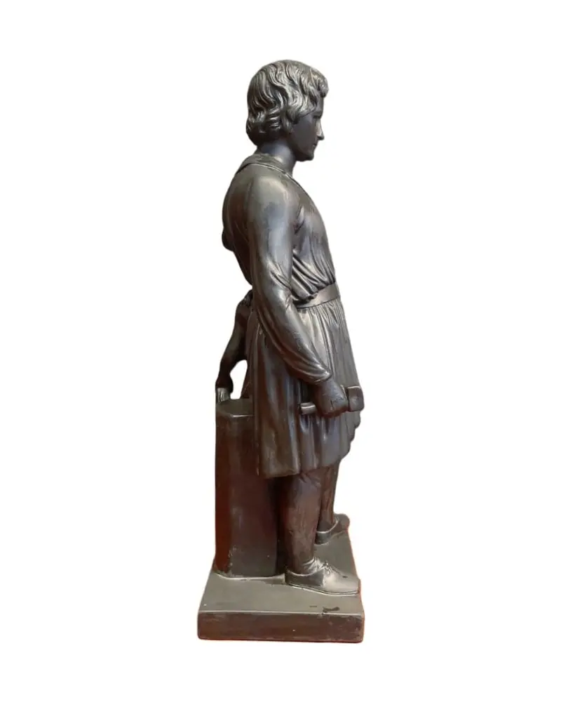Self-Portrait of Thorvaldsen in Terracotta from the 19th Century - 5/10