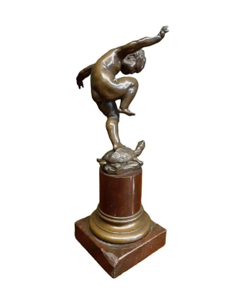 Sculpture by Otto Geyer from the 20th Century – Act of Balance - 3/7