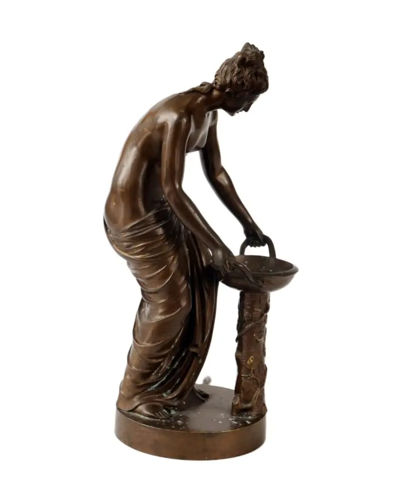 19th Century Bronze Sculpture 'Nymph with Fountain' - 2/5