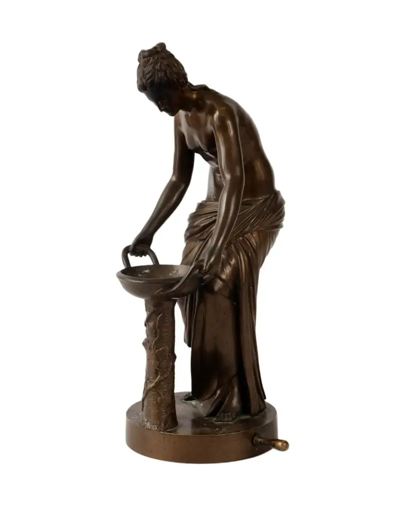 19th Century Bronze Sculpture 'Nymph with Fountain' - 3/5