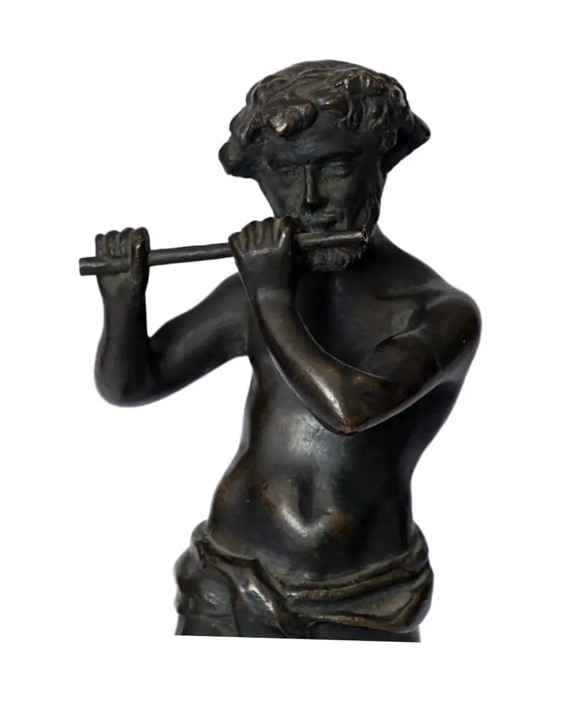 20th Century Bronze Faun Figure - 2/5