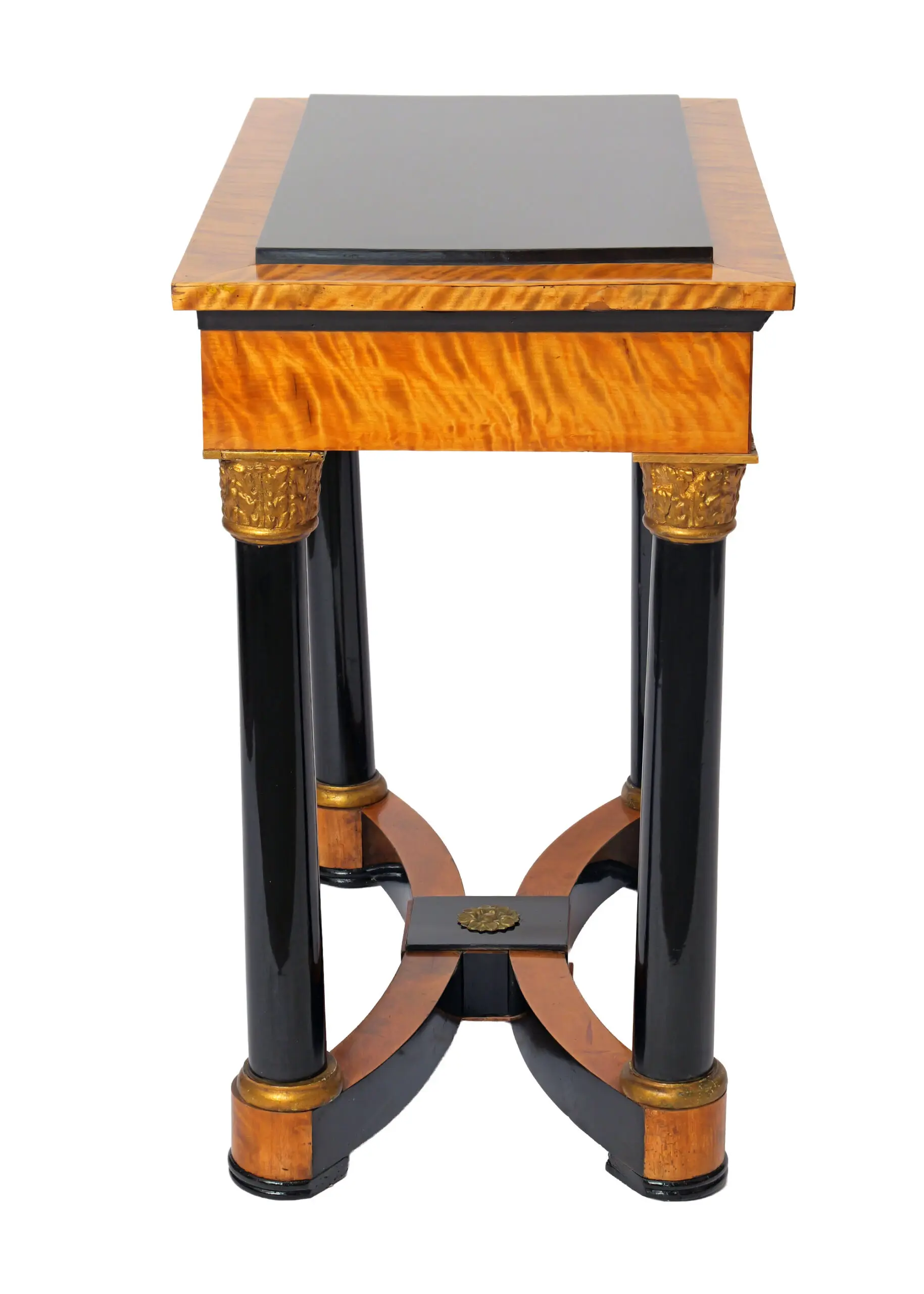 Consola del Siglo XIX en Abedul y Madera Ebonizada, Mesas, Siglo XIX · vista 4/9