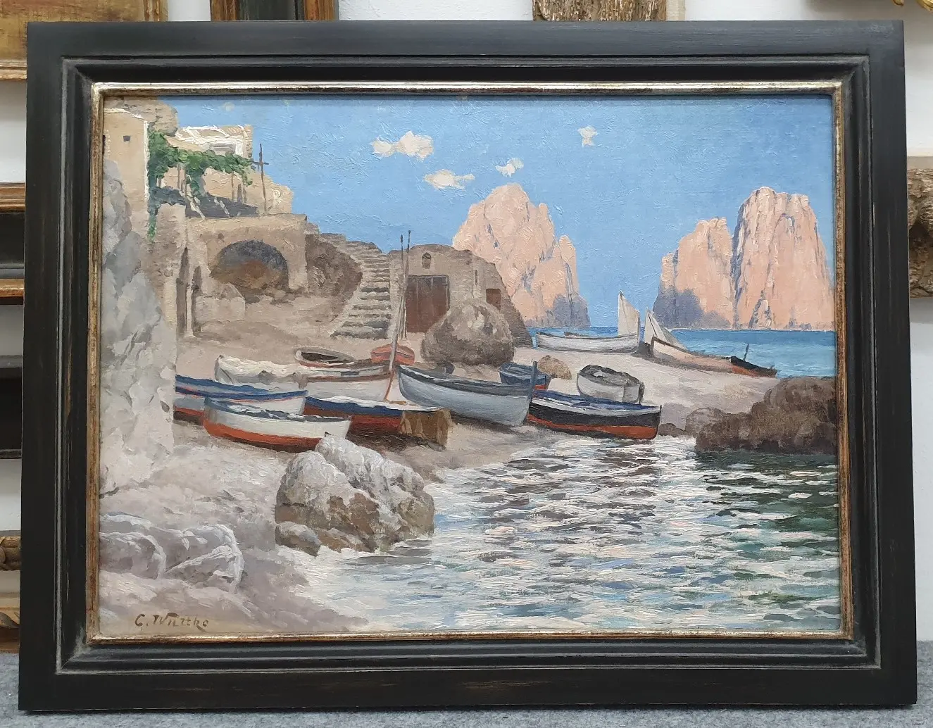 Wuttke – Marina Piccola mit den Faraglioni, Arte y Pintura · vista 2/2