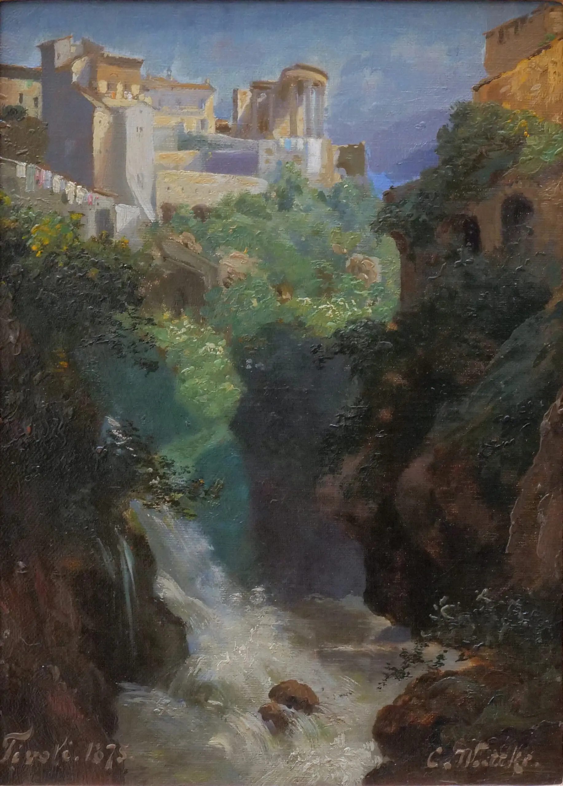 Wuttke – Tivoli bei Rom, Arte y Pintura