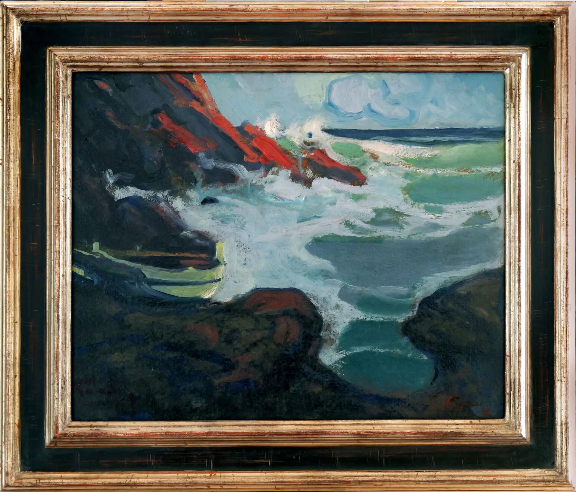 Fortuney – Ostwind in der Bucht von Le Trayas, Arte y Pintura · vista 2/3
