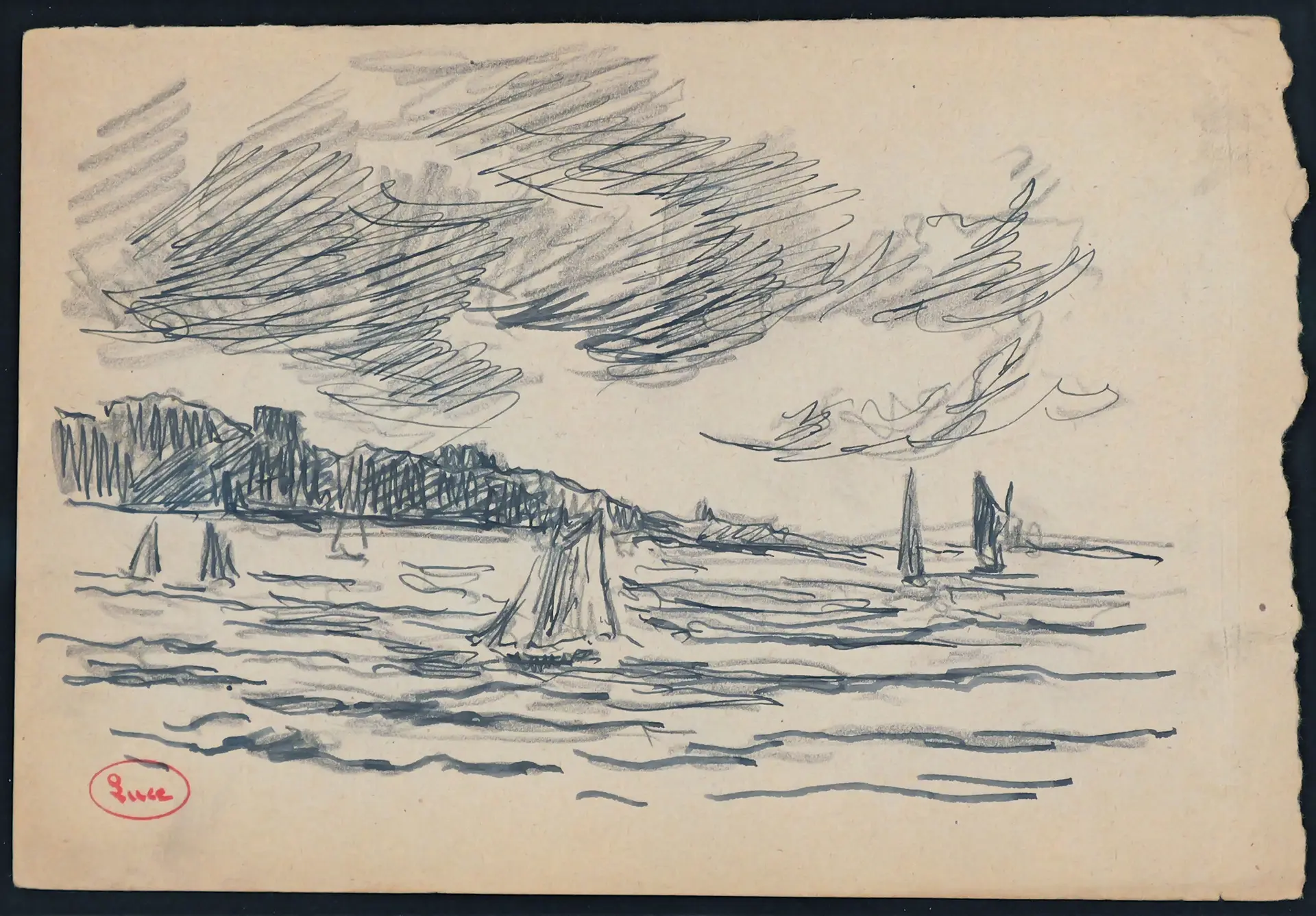 Luce – Segelboote bei Kermouster, Arte y Pintura