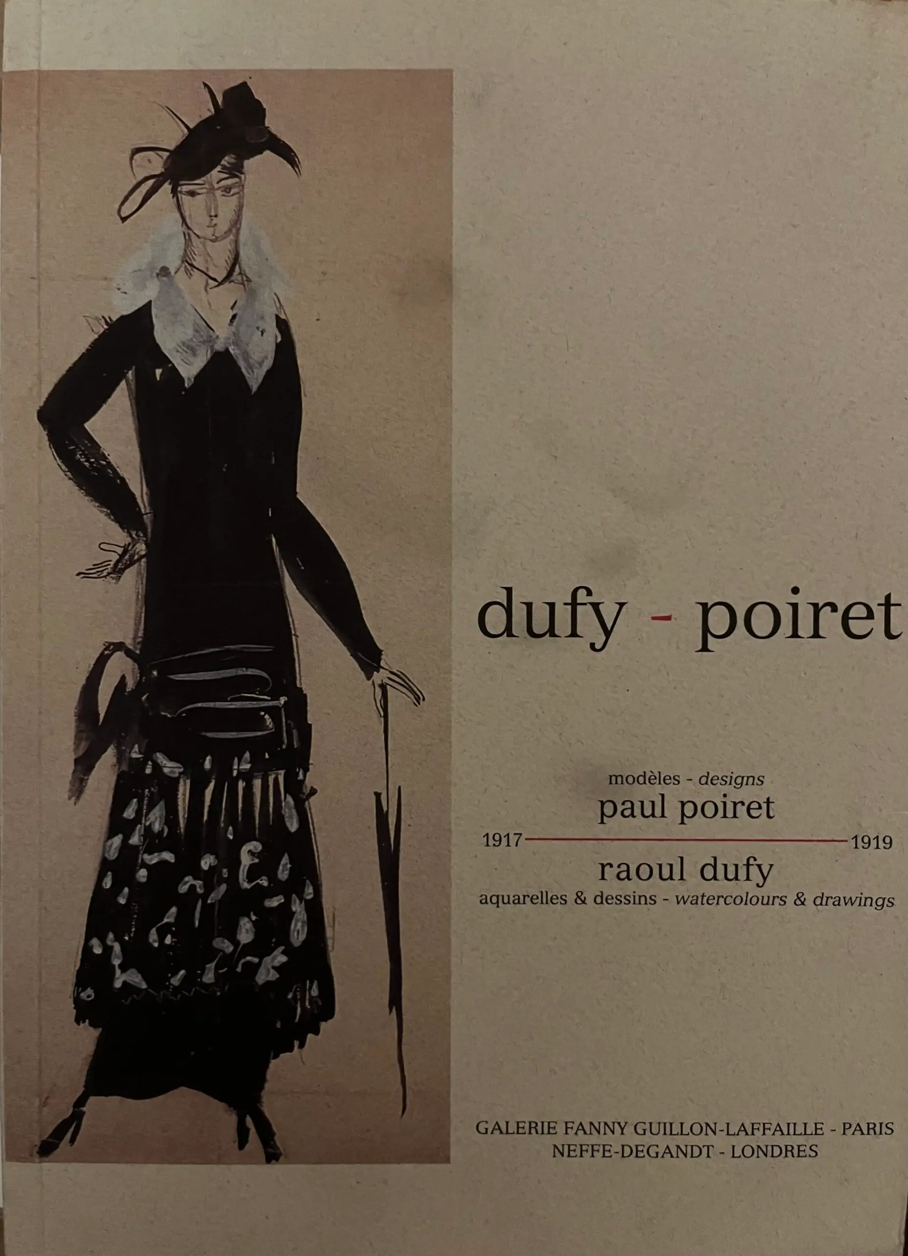 Dibujo de Moda del Siglo XX por Raoul Dufy para Paul Poiret, Arte y Pintura, Siglo XX · vista 4/5