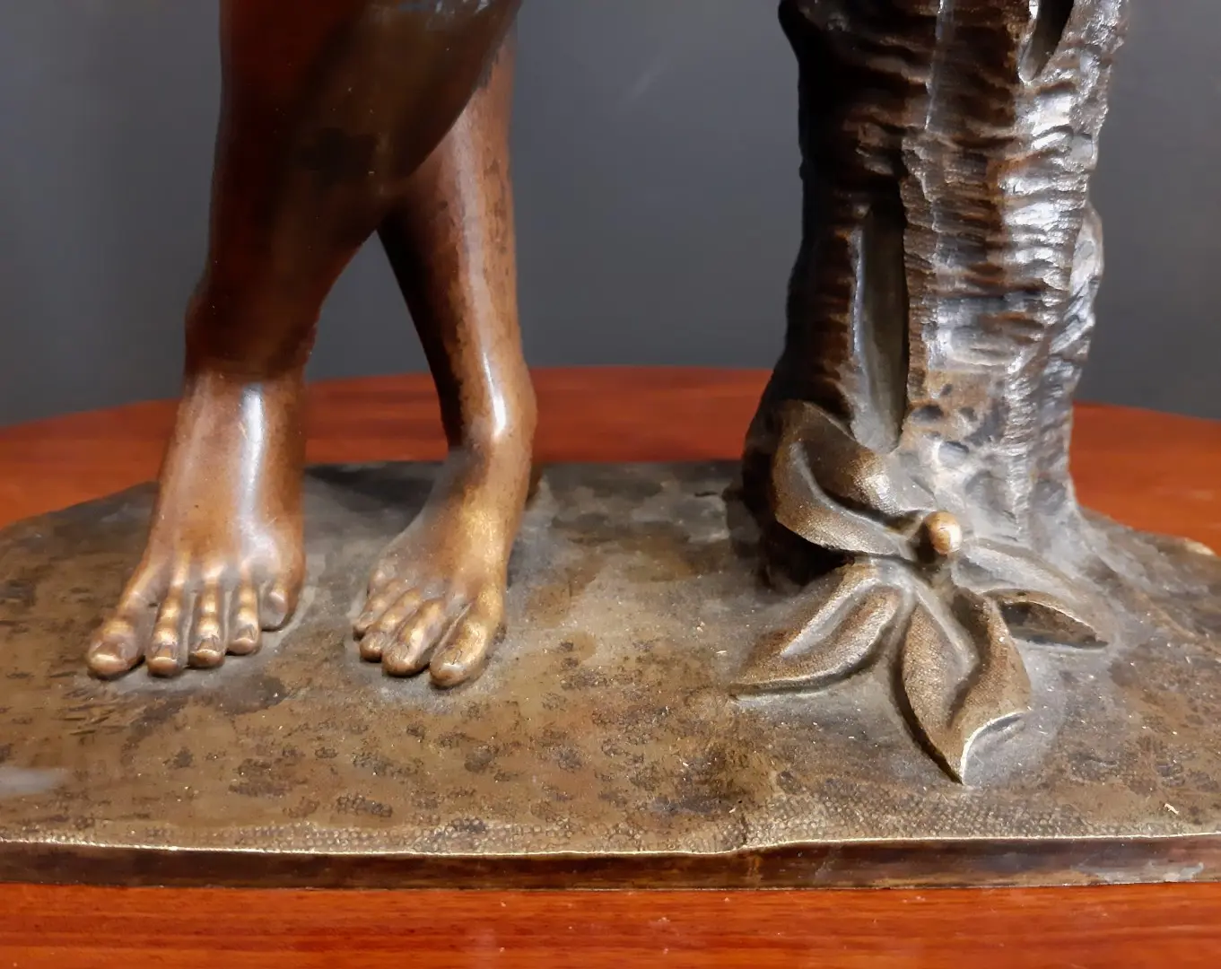 Estatua de Satyr del Siglo I–II en Bronce, Arte y Pintura, Siglo I–II · vista 7/8