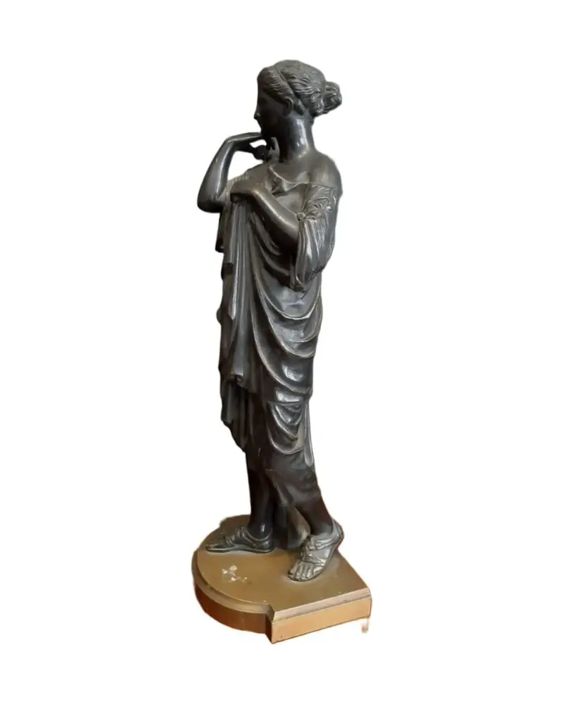 Sculpture of Diana von Gabii in Bronze from the 18th Century - 8/10