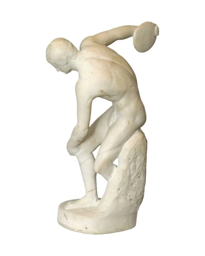 Diskobolus of Alabaster from the 19th-20th Century - 5/5