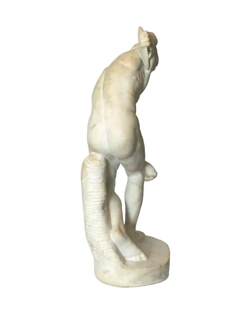 Diskobolus of Alabaster from the 19th-20th Century - 3/5