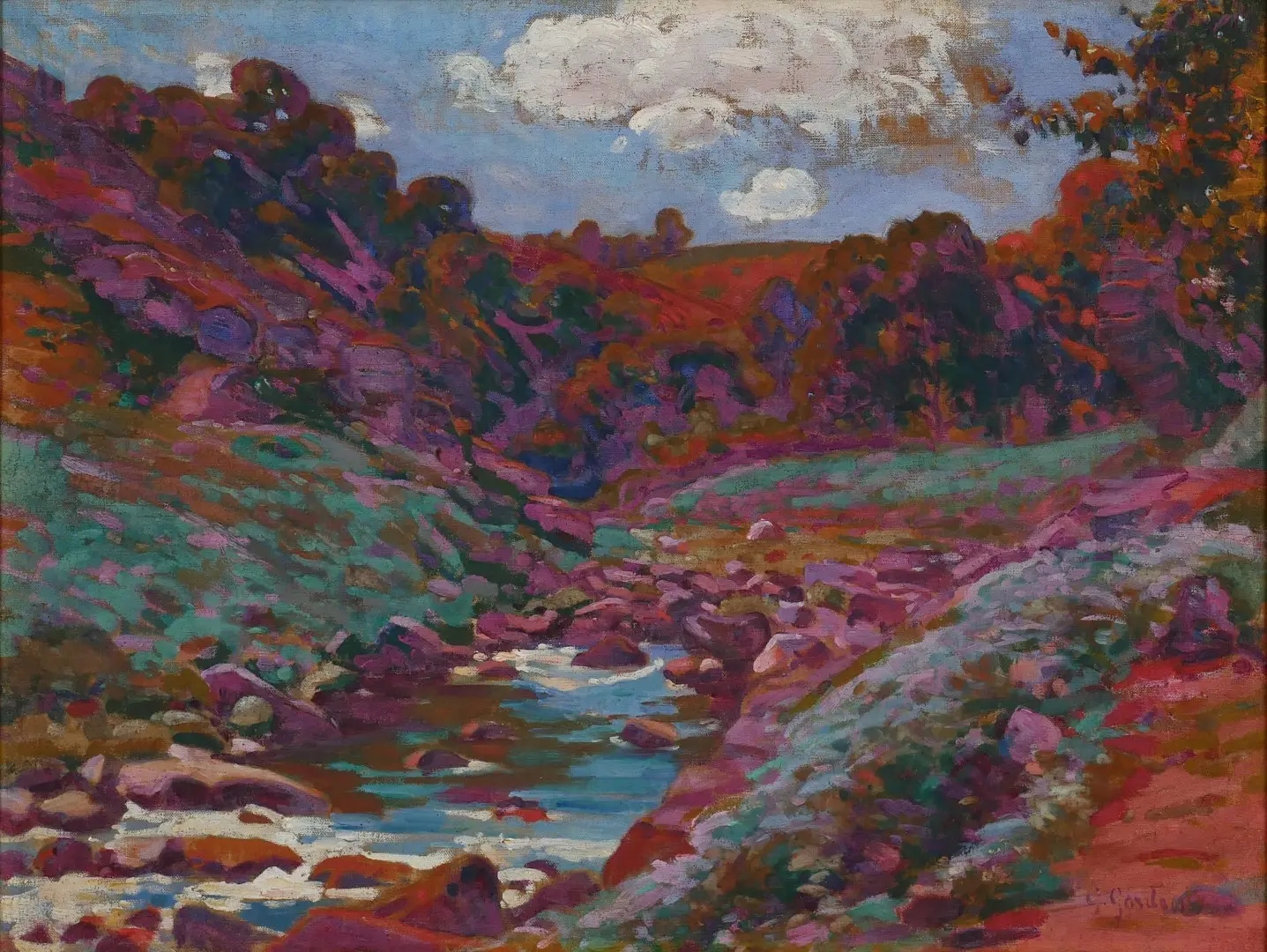 Gardenty – Flusslandschaft des Bigoudenlandes bei Quimper, Arte y Pintura