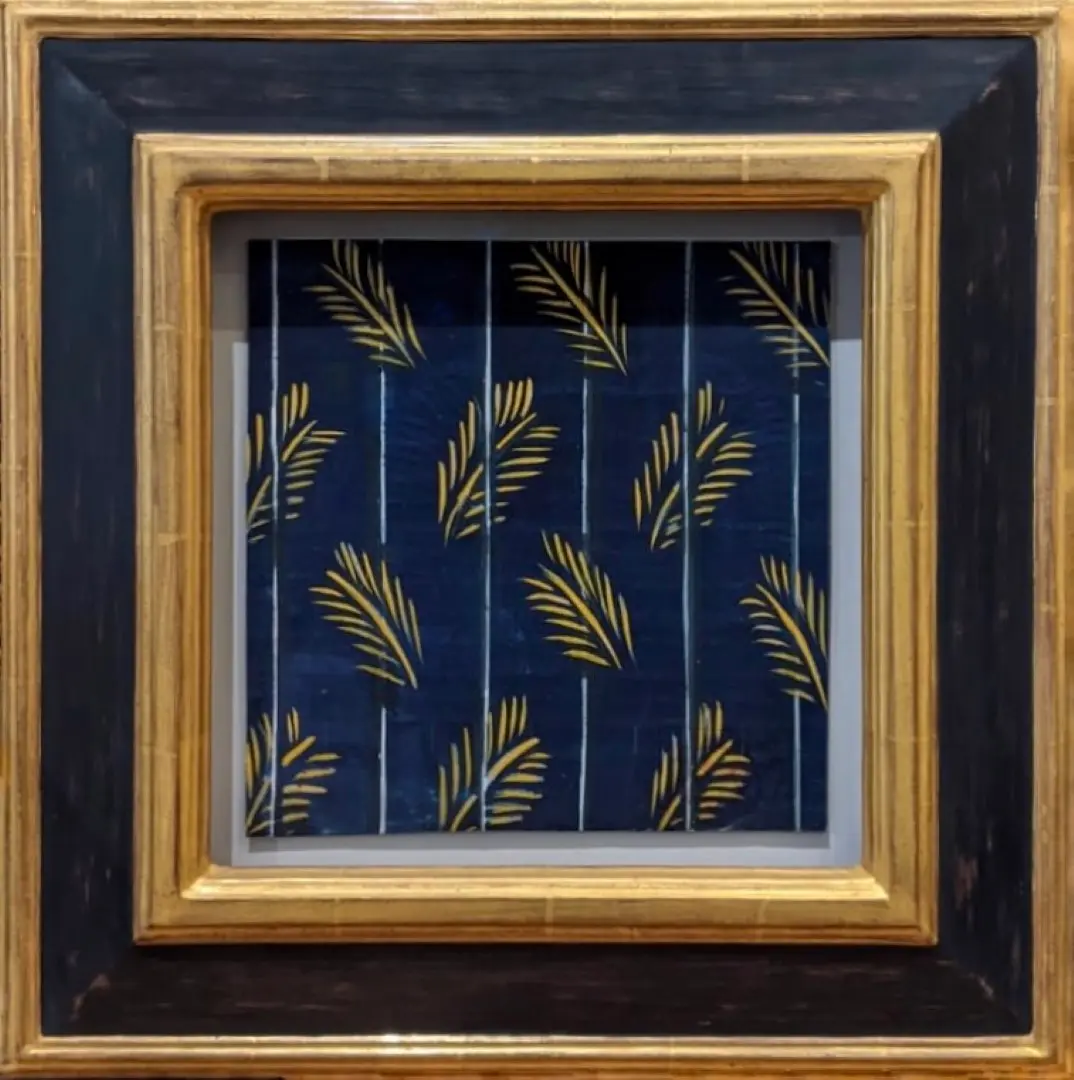 Dufy – Gelbe Kornähren auf blauem Grund del Siglo XX, Arte y Pintura, Siglo XX · vista 2/2