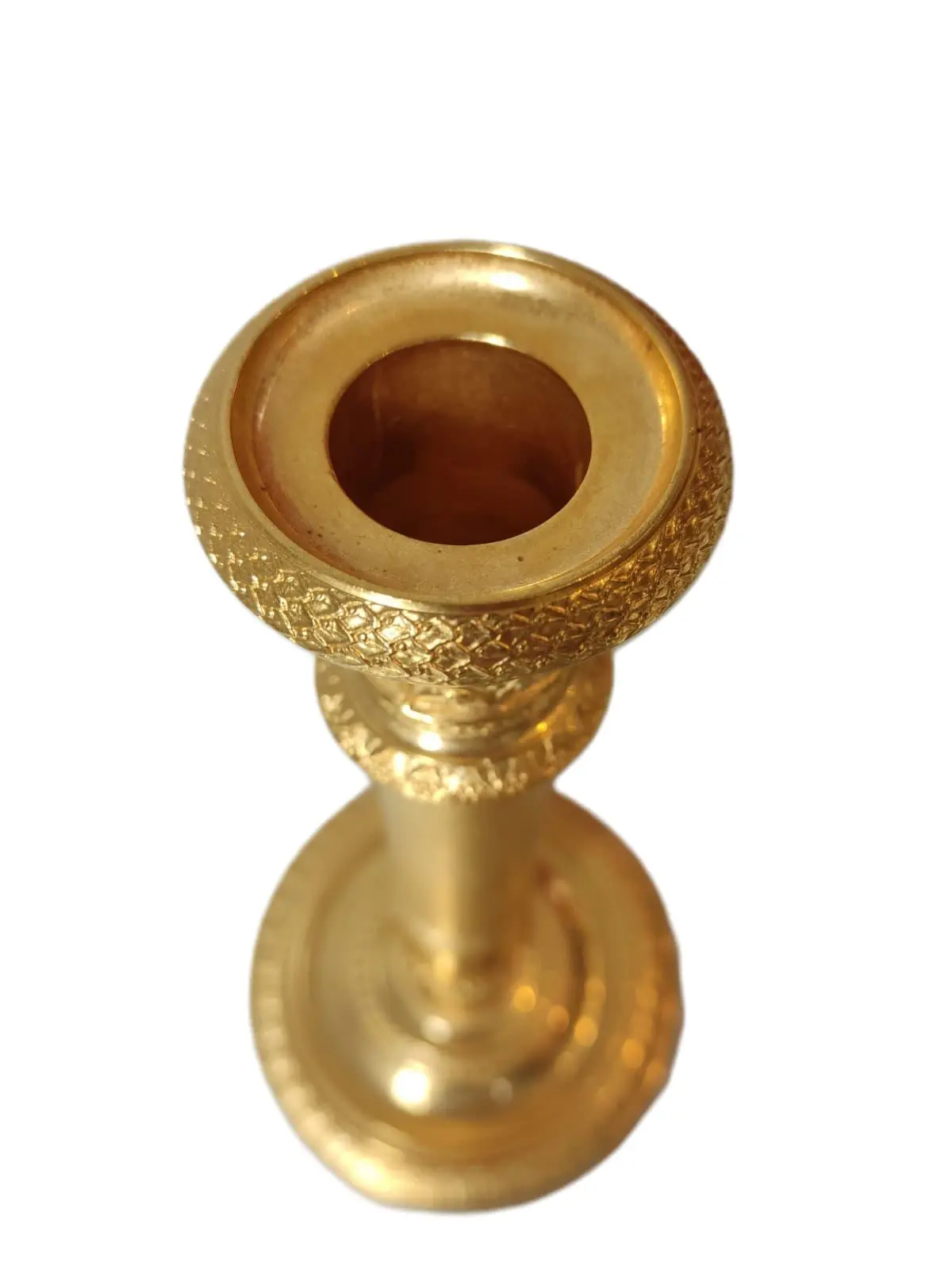 Juego de Cuatro Candelabros de Bronce Dorado del Siglo XIX, Iluminación, Siglo XIX · vista 6/6