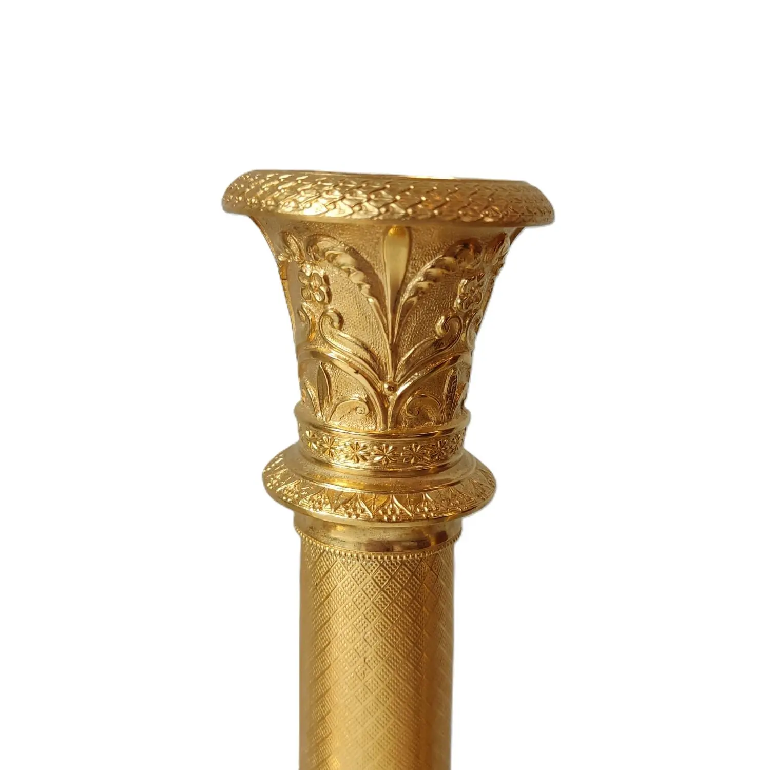 Juego de Cuatro Candelabros de Bronce Dorado del Siglo XIX, Iluminación, Siglo XIX · vista 3/6