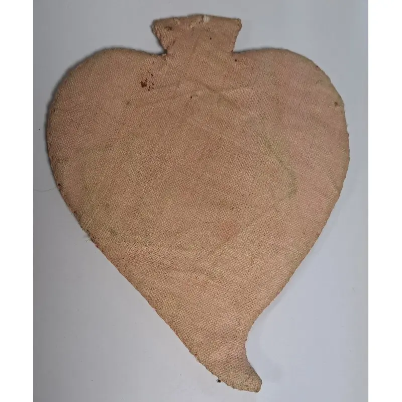 Pareja de Relicarios Bordados, Inmaculado Corazón de María, Siglo XIX, Siglo XIX · vista 4/10